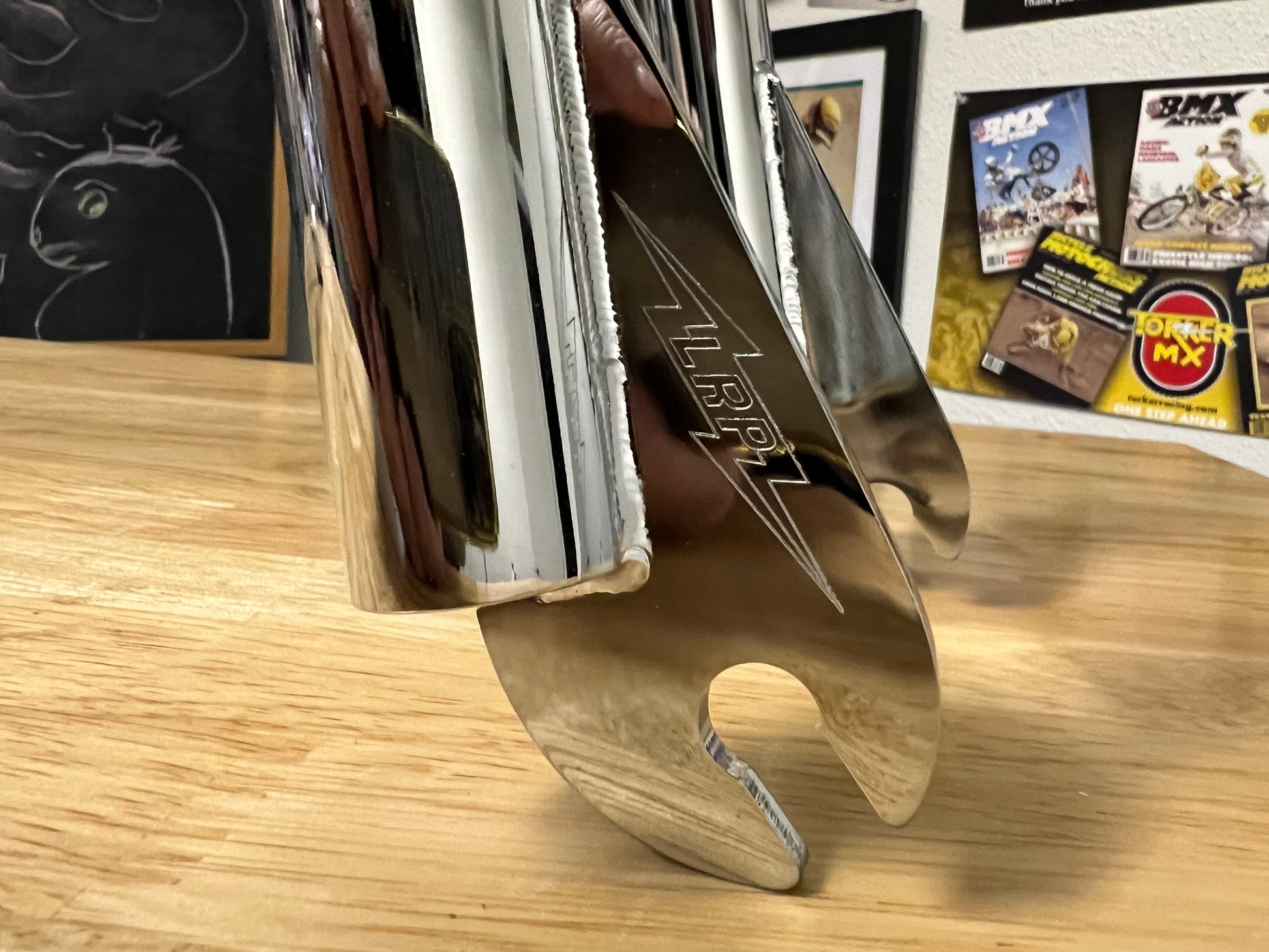 LRP 26 frame — head tube detail
