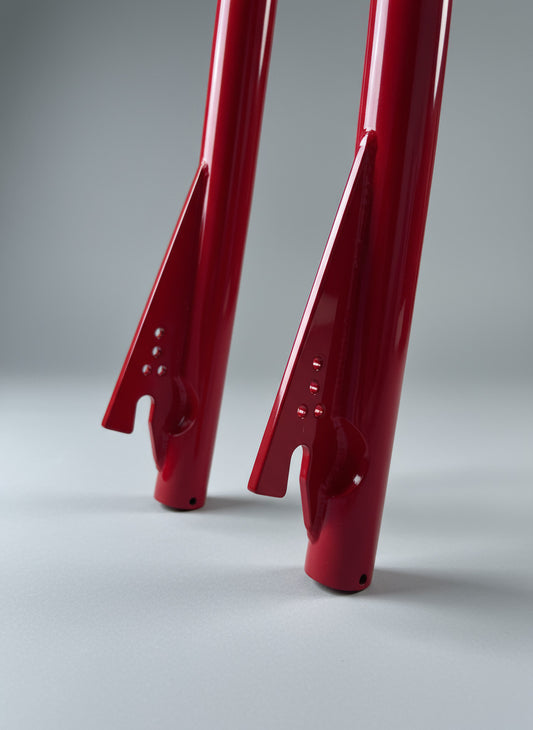 Former Pro Cro-Mo frame and fork — full profile
