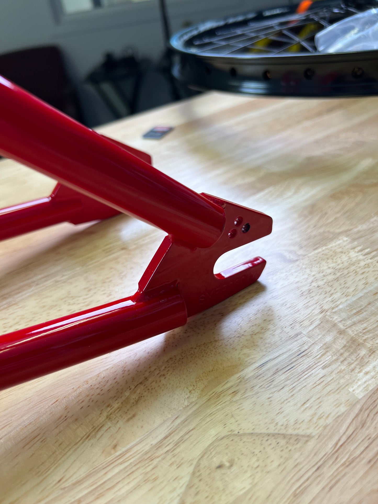 Former Pro Cro-Mo frame — rear dropout