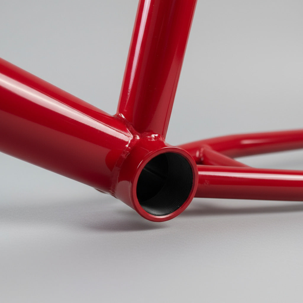 Former Pro Cro-Mo frame — seat tube detail