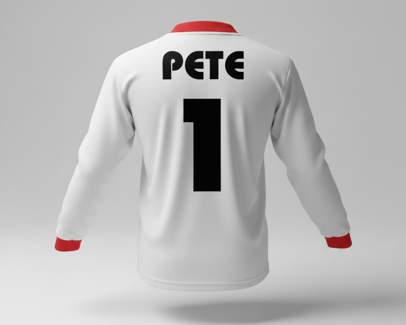 Pistol Pete Loncarevich Jersey Back
